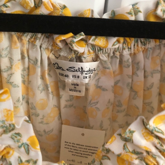 Miss Selfridge Lemon Top - Picture 5 of 7